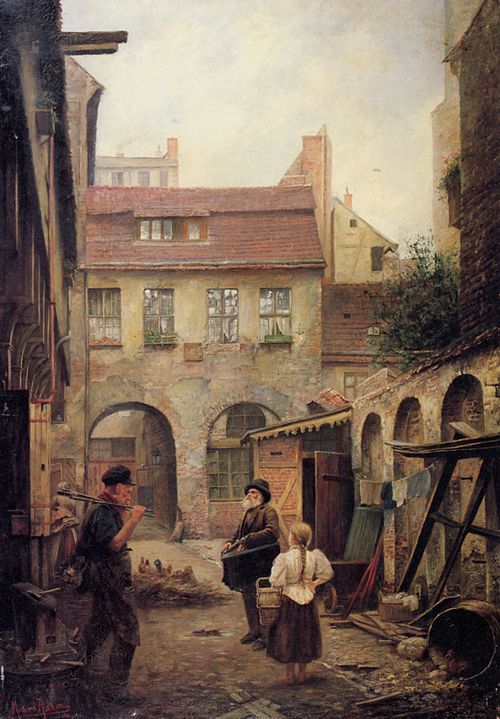 Berlin, Der Krögel, 1901, Michael Adam