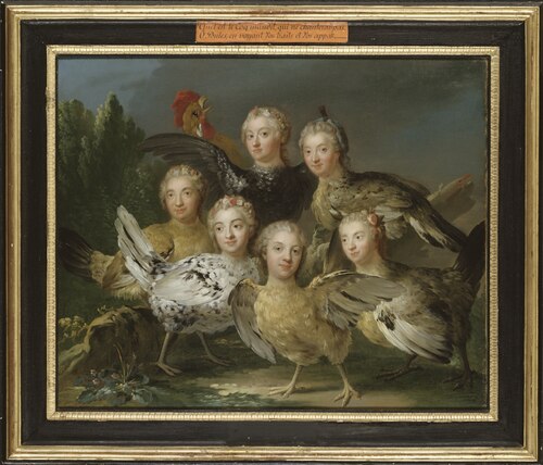 The ´Hen Picture´, 1747, Johan Pasch