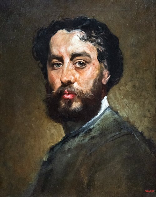 Autoportrait, 1877, Antoni Caba Casamitjana
