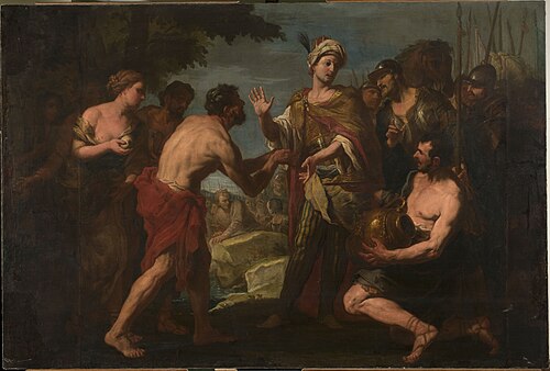 A historical scene, , Antonio Molinari