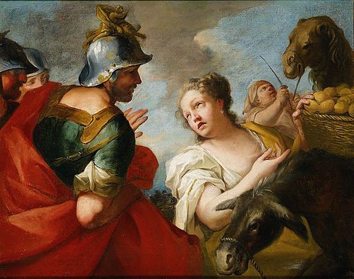 David and Abigail, 1700, Antonio Molinari