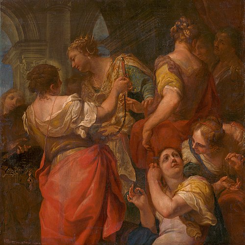 Achilles and the Daughters of King Lycomedes, 1680, Antonio Molinari