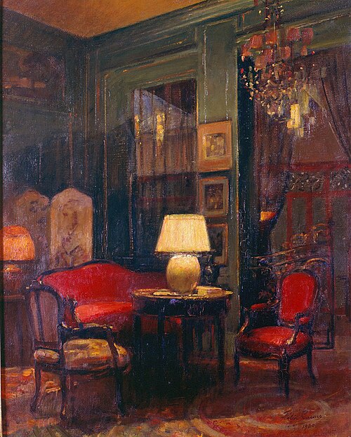 Intérieur bordelais, 1930, Félix Carme