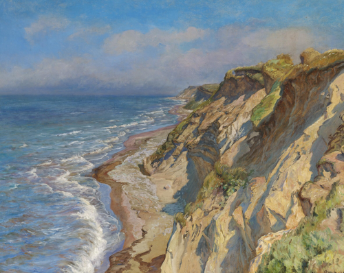 Hills at the sea at Tisvilde., 1901, Viggo Christian Frederik Vilhelm Pedersen