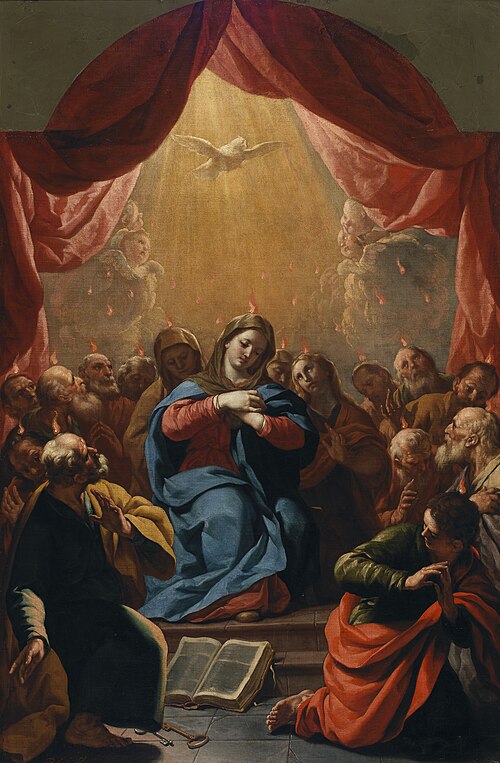 Pentecostés, 1696, Antonio Palomino