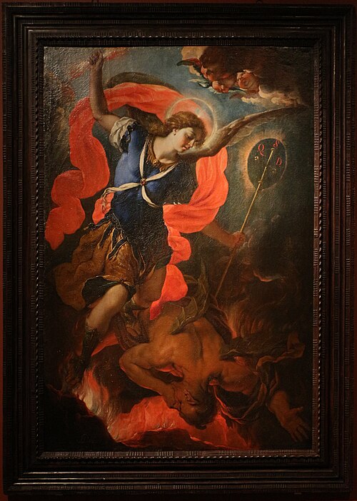 l'archange Michel bat satan, 1692, Antonio Palomino