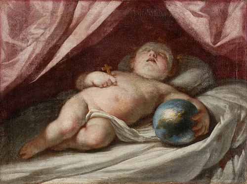 Niño Jesús dormido, 1713, Antonio Palomino