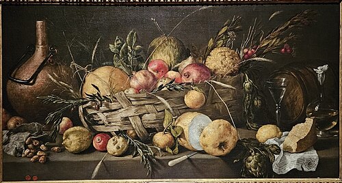 Natureza-morta com Cesto de Fruta, 1650, Antonio de Pereda