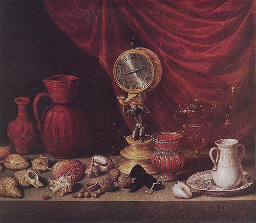 Stiil-life with a Pendulum, 1652, Antonio de Pereda
