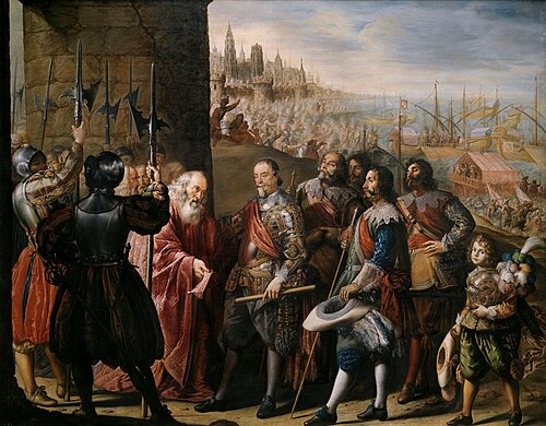 The Relief of Genoa by the II Marquis of Santa Cruz, 1634, Antonio de Pereda