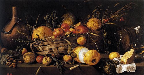 Still-Life with Fruit, 1650, Antonio de Pereda