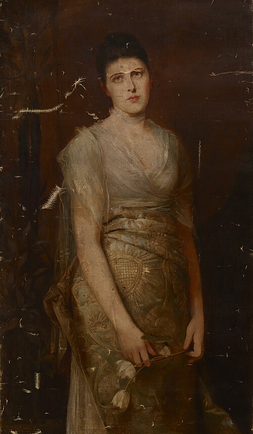 Portrait of Alicja Worms, , Wilhelm von Kaulbach