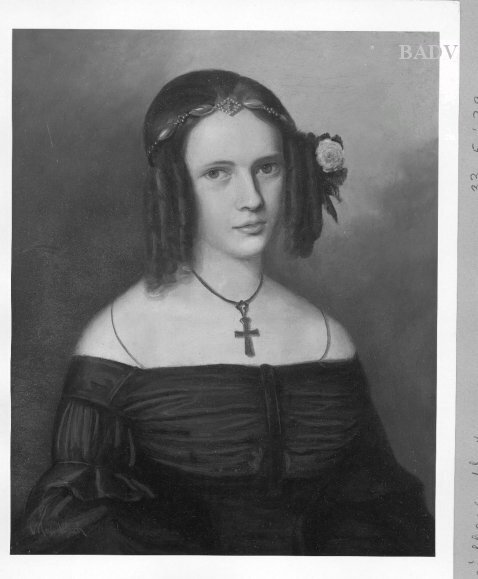 Portr. of Princess Adelgunde of Bavaria, 1830, Wilhelm von Kaulbach