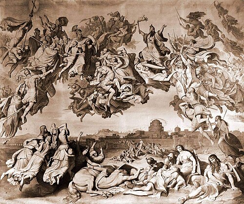 The Battle of the Huns, 1837, Wilhelm von Kaulbach