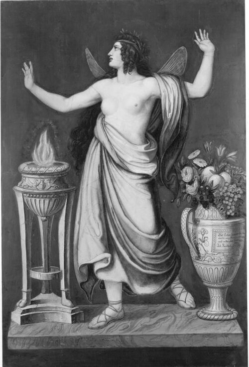 Das Märchen von Amor und Psyche: Psyche, , Wilhelm von Kaulbach