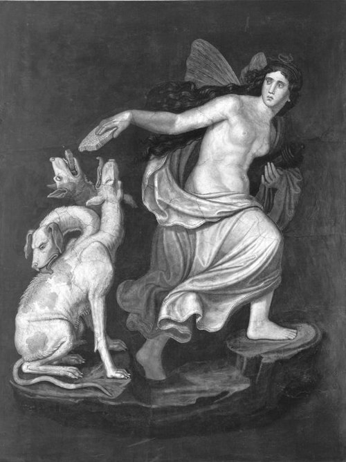 Das Märchen von Amor und Psyche: Psyche und Cerberus, , Wilhelm von Kaulbach