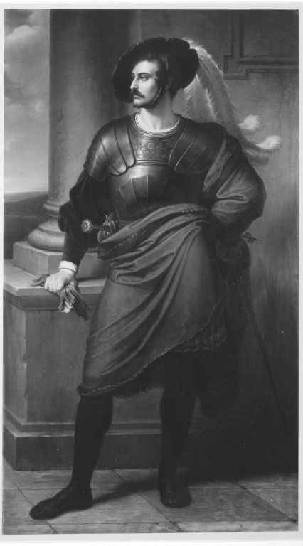 Dietrich Monten, the painter", 1840, Wilhelm von Kaulbach