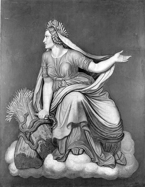 Das Märchen von Amor und Psyche: Demeter, 1830, Wilhelm von Kaulbach