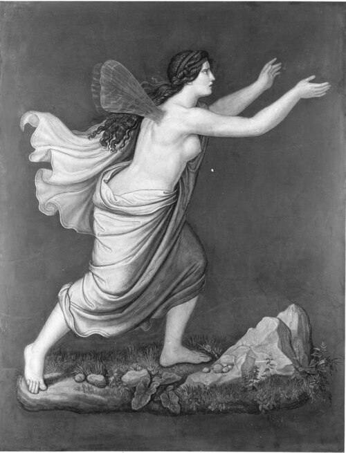 Das Märchen von Amor und Psyche: Psyche umherirrend, 1830, Wilhelm von Kaulbach