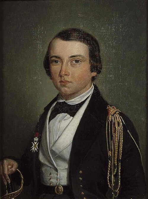 Portrait de Joseph-René Bellot, 1846, Félix Barret