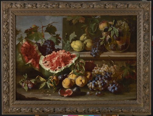 Still life of fruit, 1689, Pietro Navarra