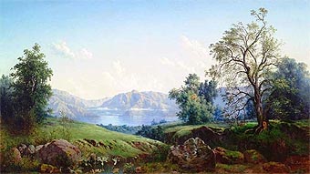 Laguna de Aculeo, 1878, Onofre Jarpa