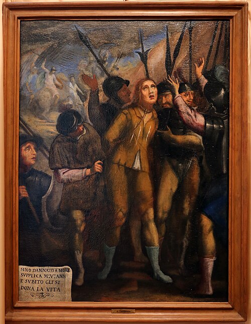 condannato a morte salvato, 1614, Antonio Tempesta