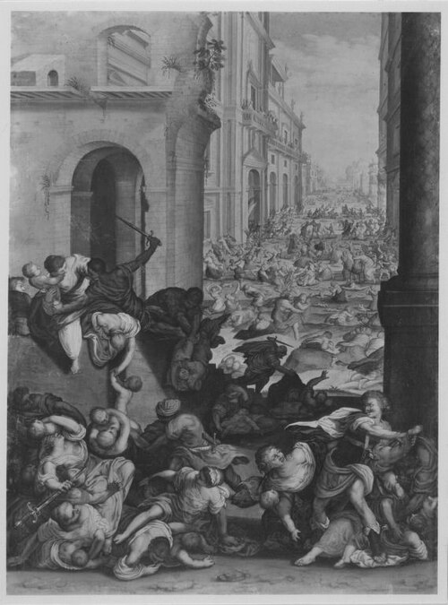 Der bethlehemitische Kindermord, 1592, Antonio Tempesta