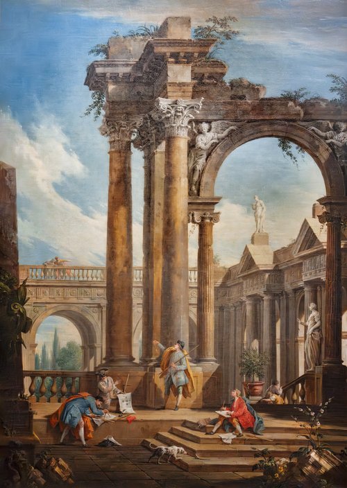 Fantaisie architecturale, 1771, Antonio Visentini