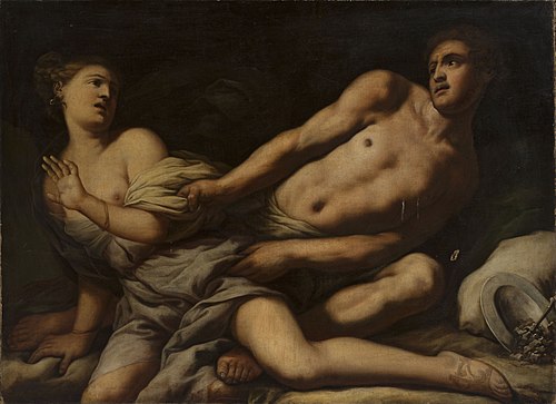 Myrrha and Cinyras, , Antonio Zanchi