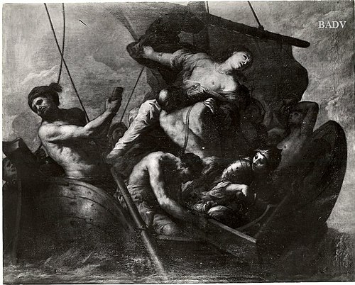 Embarkation of Helena, 1656, Antonio Zanchi