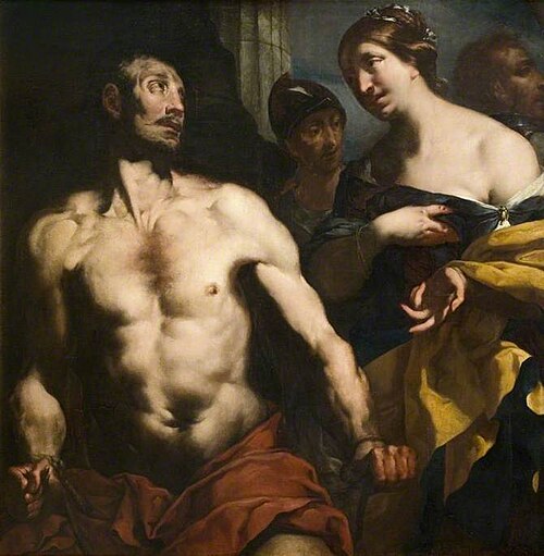 Samson and Delilah, 1660, Antonio Zanchi