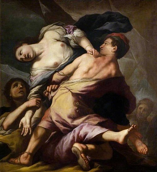 A Scene of Rape, 1700, Antonio Zanchi