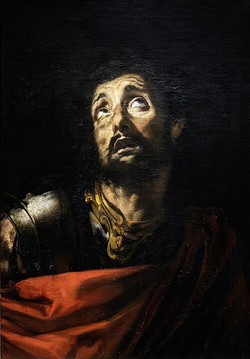 Tête de guerrier, 1650, Antonio Zanchi