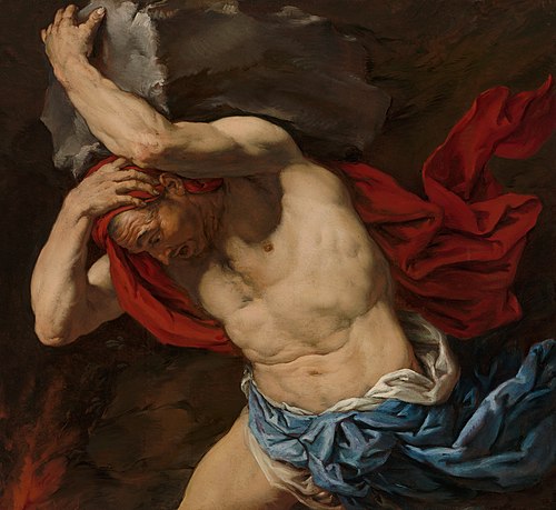 Sisyphus, 1662, Antonio Zanchi