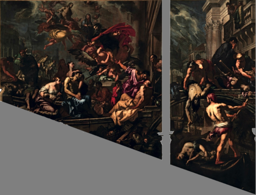 The Virgin Appearing to the Plague Victims, 1666, Antonio Zanchi