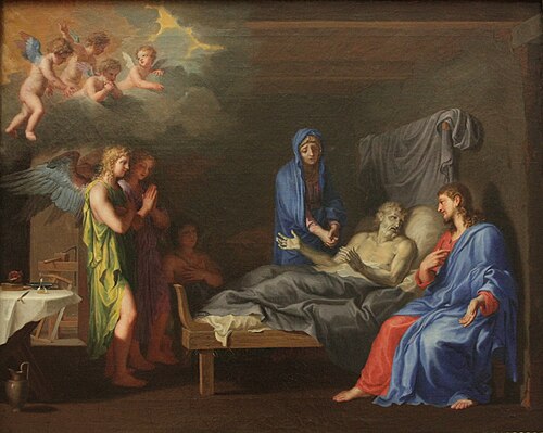 La mort de Saint Joseph, 1656, Jacques Stella
