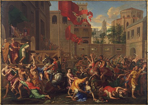The Rape of the Sabines, , Jacques Stella
