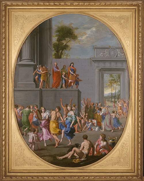 Libéralité de Titus (sous les traits de Louis XIII, 1637, Jacques Stella