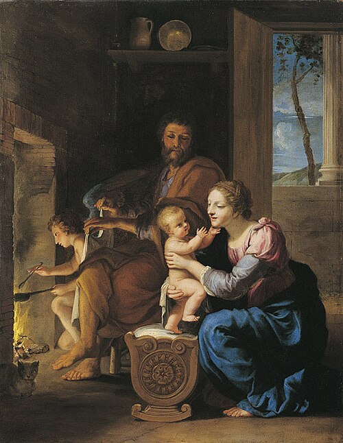 La Sainte Famille, 1650, Jacques Stella