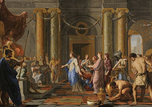 Salomon recevant la Reine de Saba, 1650, Jacques Stella