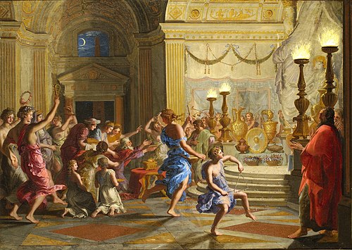 Salomon adorant les idoles, 1647, Jacques Stella