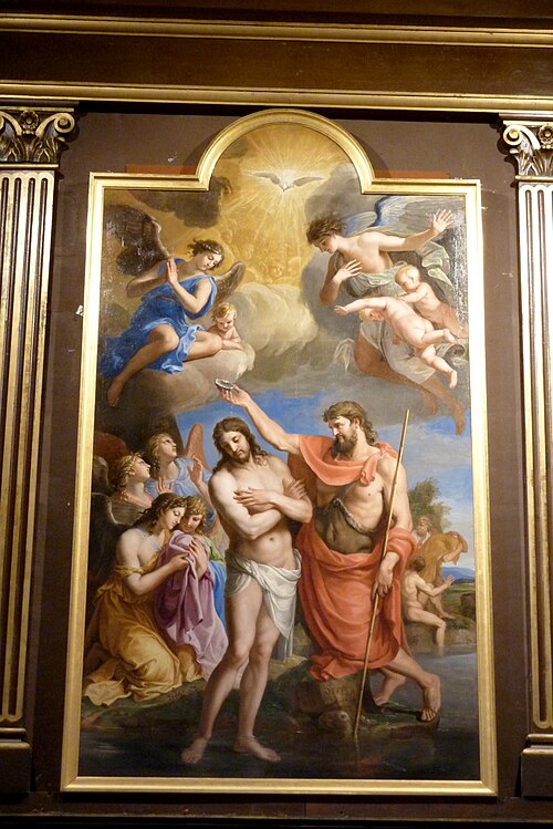 Le Baptême du Christ, 1645, Jacques Stella