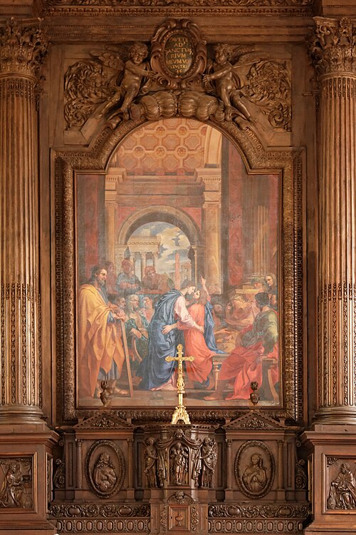 Jésus parmi les docteurs, 1700, Jacques Stella