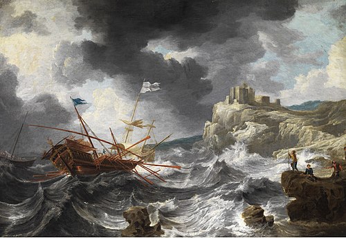 Großes Seestück, 1652, Bonaventura Peeters