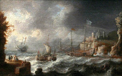 A Port in the Mediterranean, 1640, Bonaventura Peeters