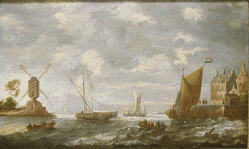 Harbour View, 1650, Bonaventura Peeters