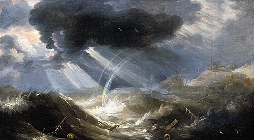 The Great Flood, 1650, Bonaventura Peeters