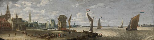 Le "werf" d'Anvers, 1650, Bonaventura Peeters