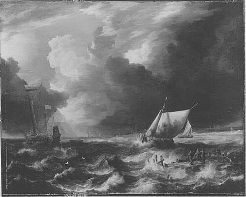 Bewegte See, 1633, Bonaventura Peeters